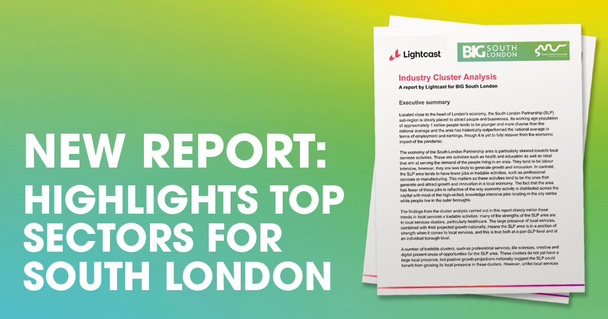 NEW REPORT: South London cluster analysis