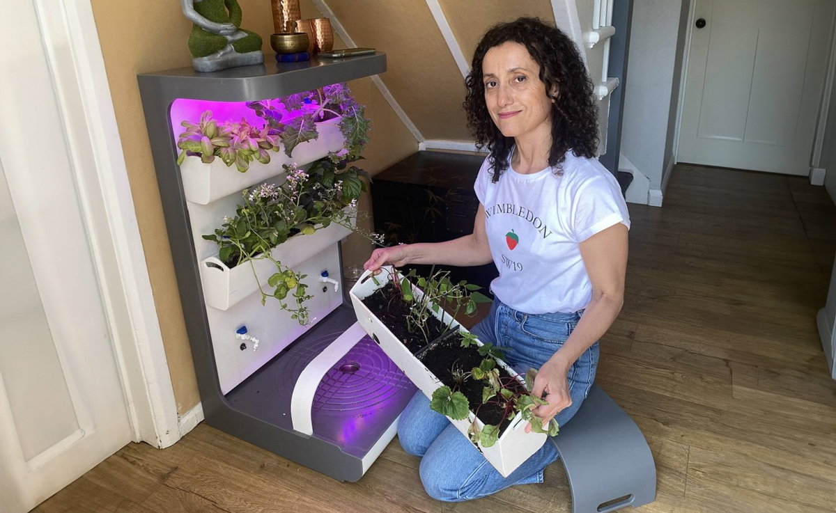 Our Lady of Greens and Kingston University partnered to design an app to integrate with indoor plant growing system