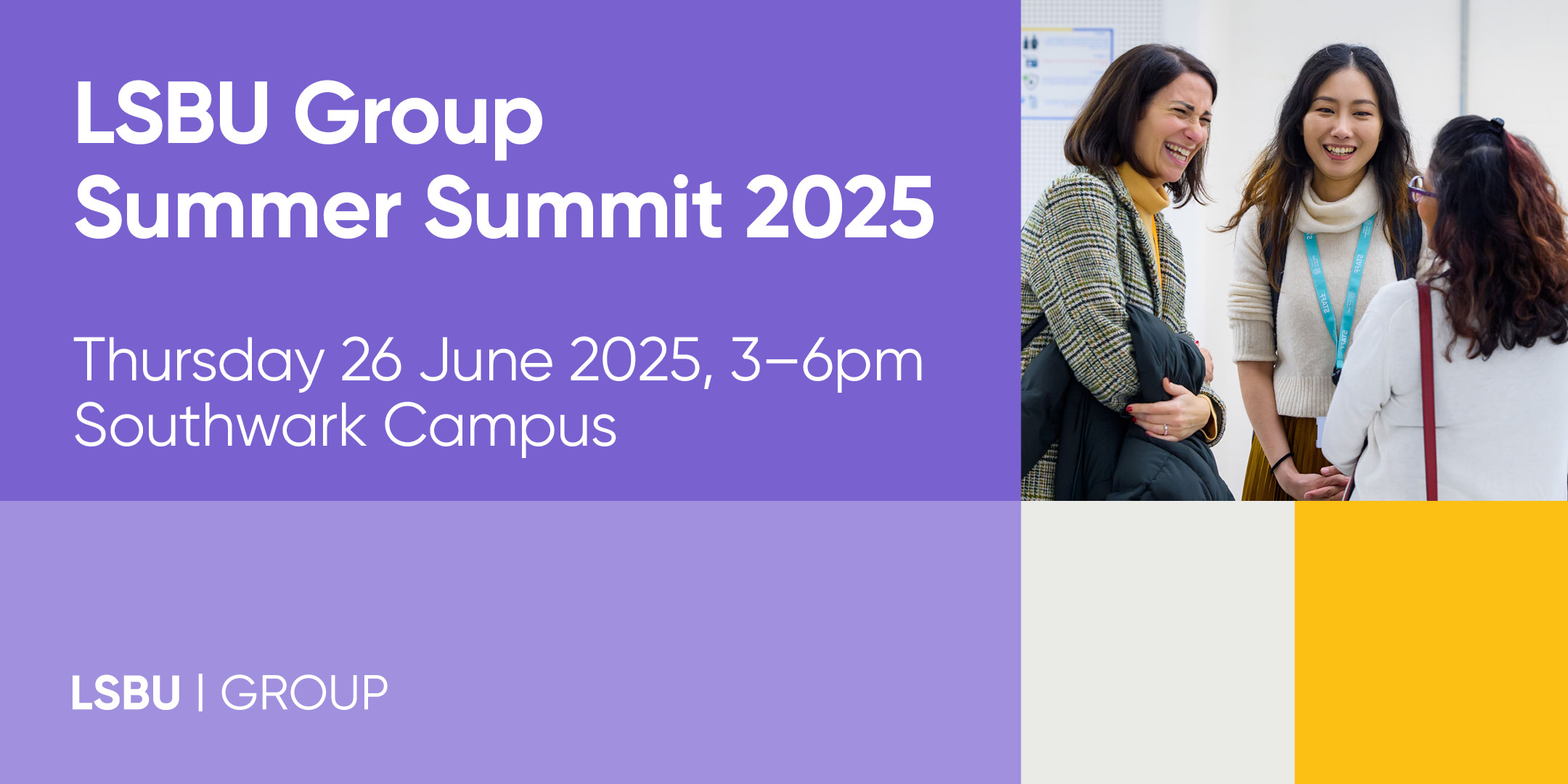 LSBU Group Summer Summit Cover Photo