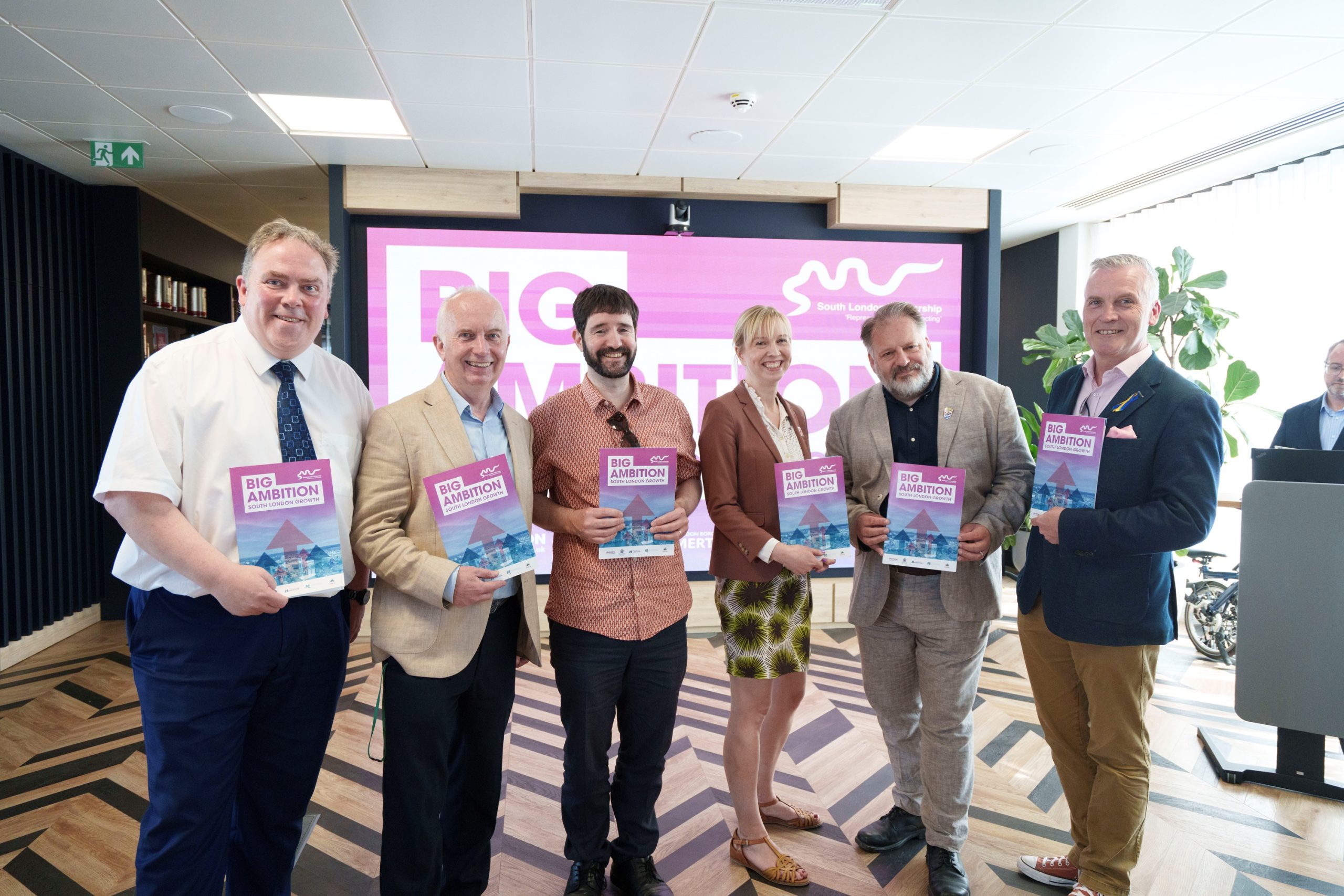 BIG Ambition South London Growth', unveiled today, outlines a shared commitment by the boroughs of Croydon, Kingston, Merton, Richmond and Sutton to deliver long-term growth.